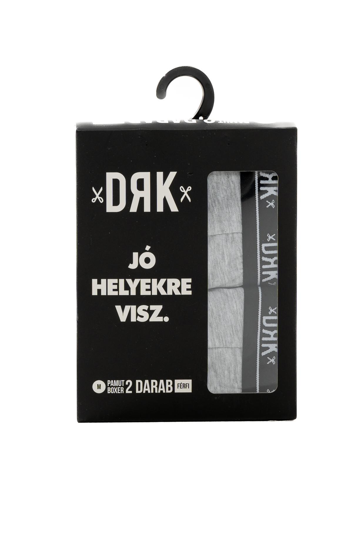 2 PACK BOXER MEN DRK - L