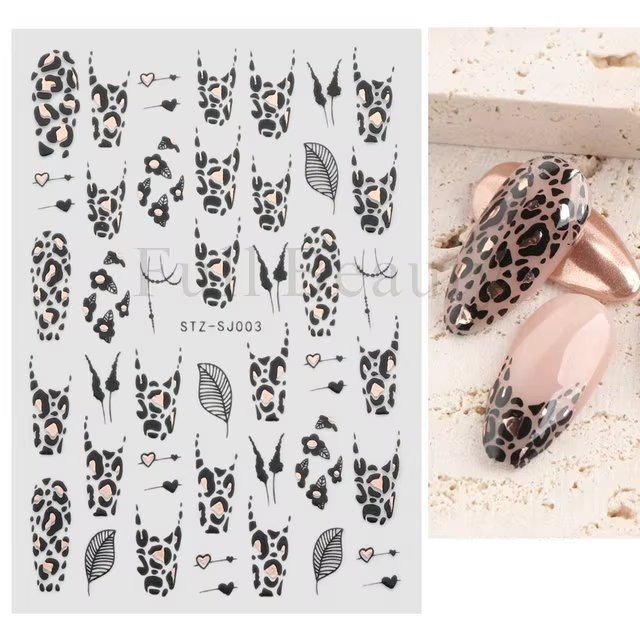 Abtibilduri unghii Marquise, STICKER22, Animal print
