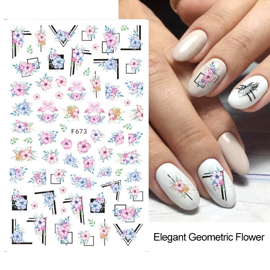 Abtibilduri unghii Marquise, STICKER25, Multicolor - poza 2