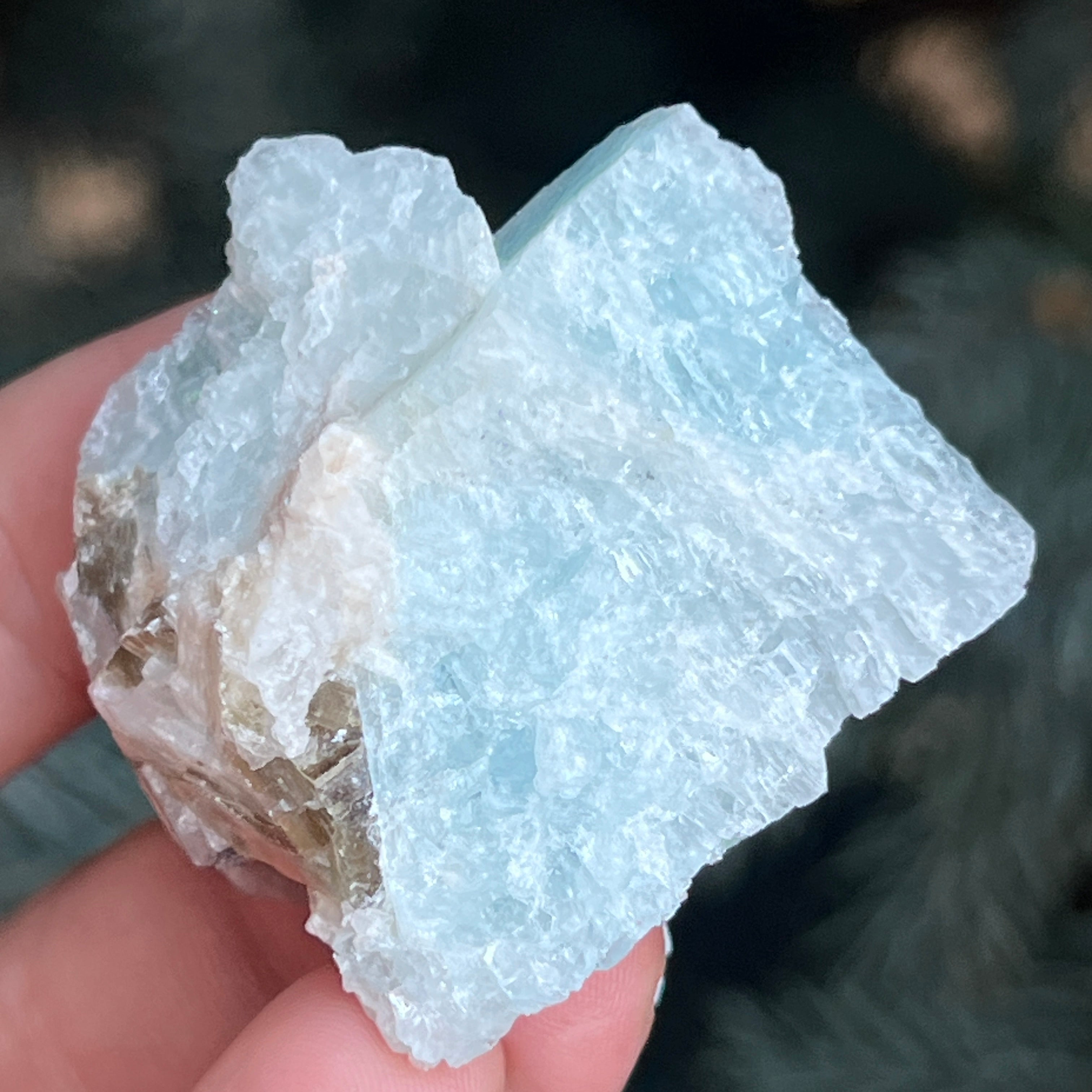 Acvamarin Pakistan piatra bruta model pk10