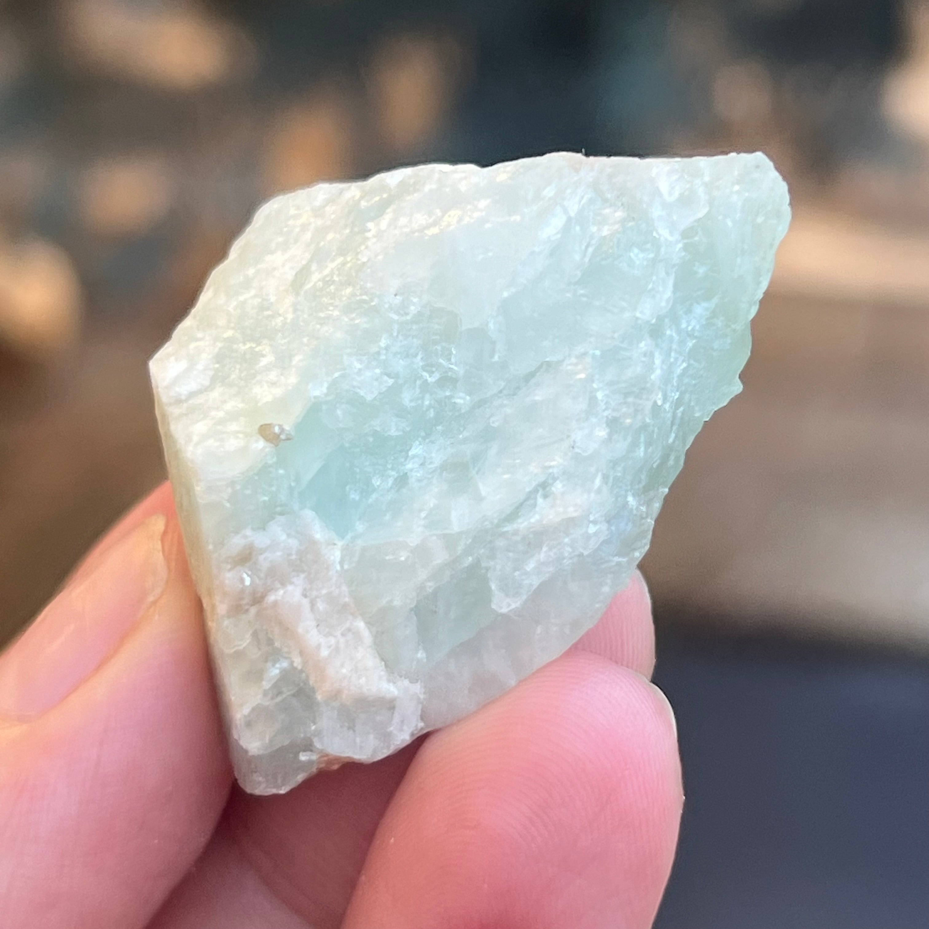 Acvamarin Pakistan piatra bruta model pk2