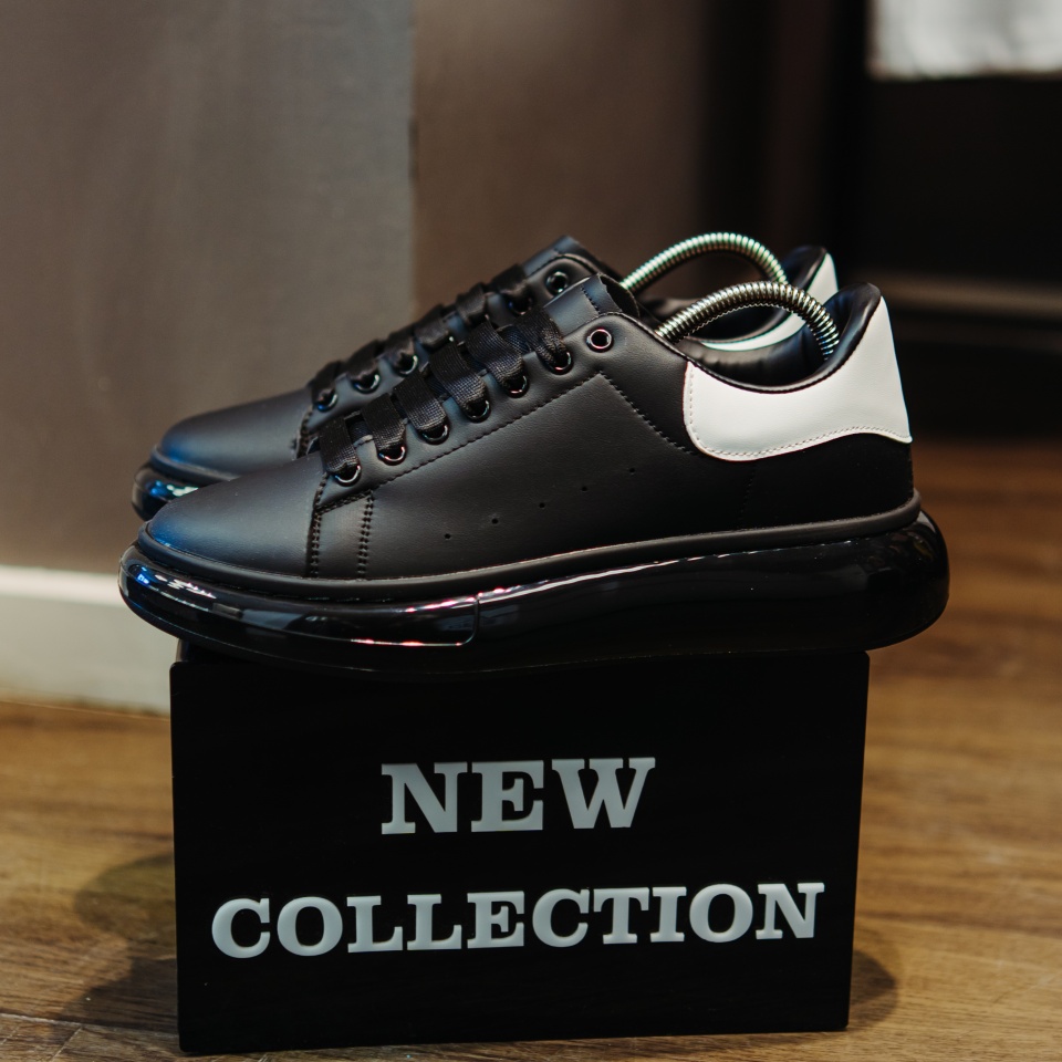 ADIDASI ALEXANDER GLOSSY BLACK-WHITE ABMQ20(095-5)(096-2) (MĂRIME: 42)