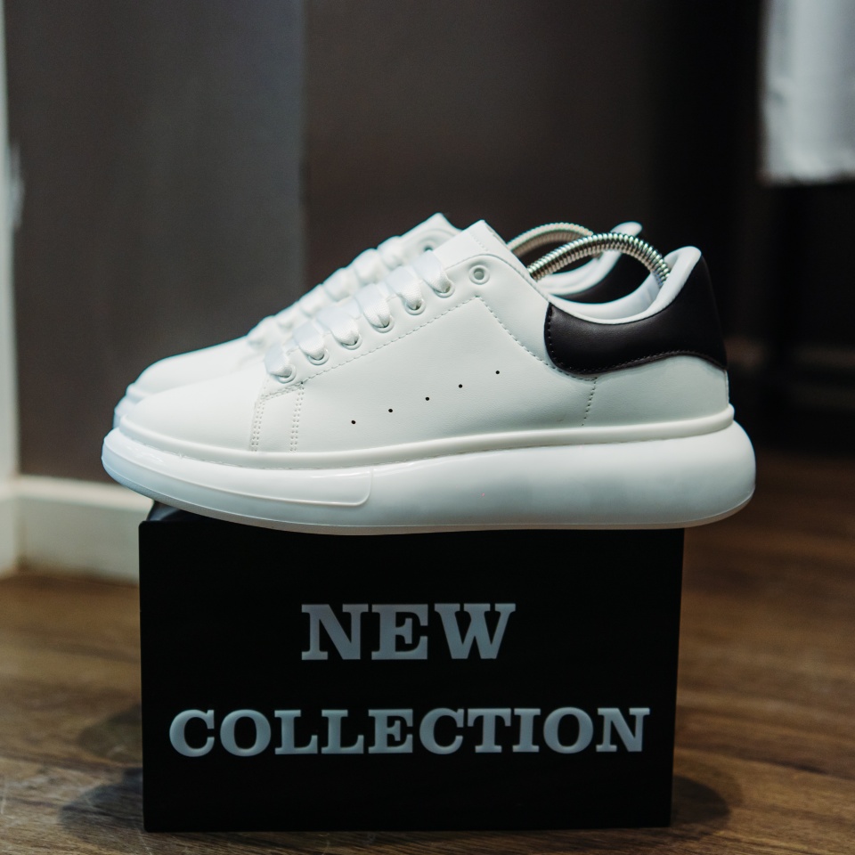 ADIDASI ALEXANDER GLOSSY WHITE-BLACK ABMQ22(095-7) (MĂRIME: 41)