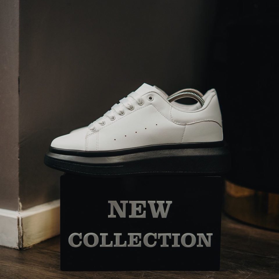 ADIDASI ALEXANDER WHITE-BLACK ABMQ10(088-5) (MĂRIME: 40)