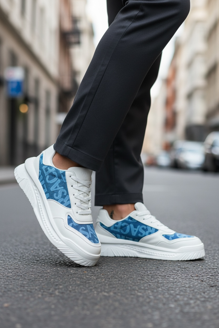 Adidasi barbati casual albastri L76 N12-2