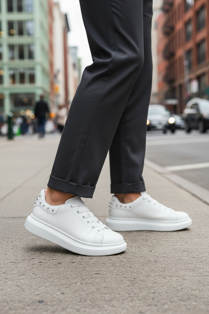 Adidasi barbati casual amq albi 6626 N17-3
