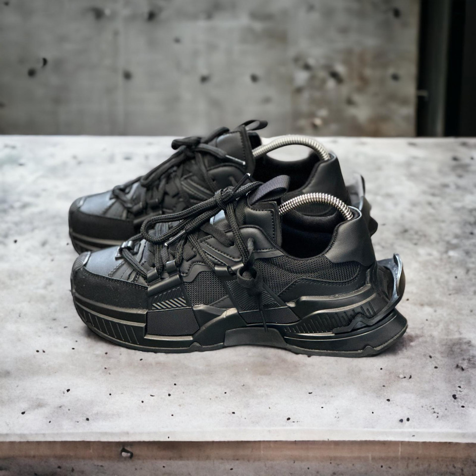 ADIDASI BARBATI FASHION ALL-BLACK ABDG4 (MĂRIME: 40)