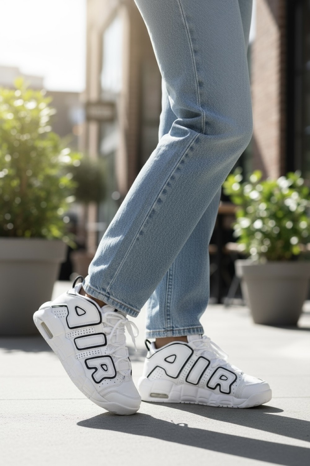 Adidasi dama albi casual inalti AIR10 T53-2