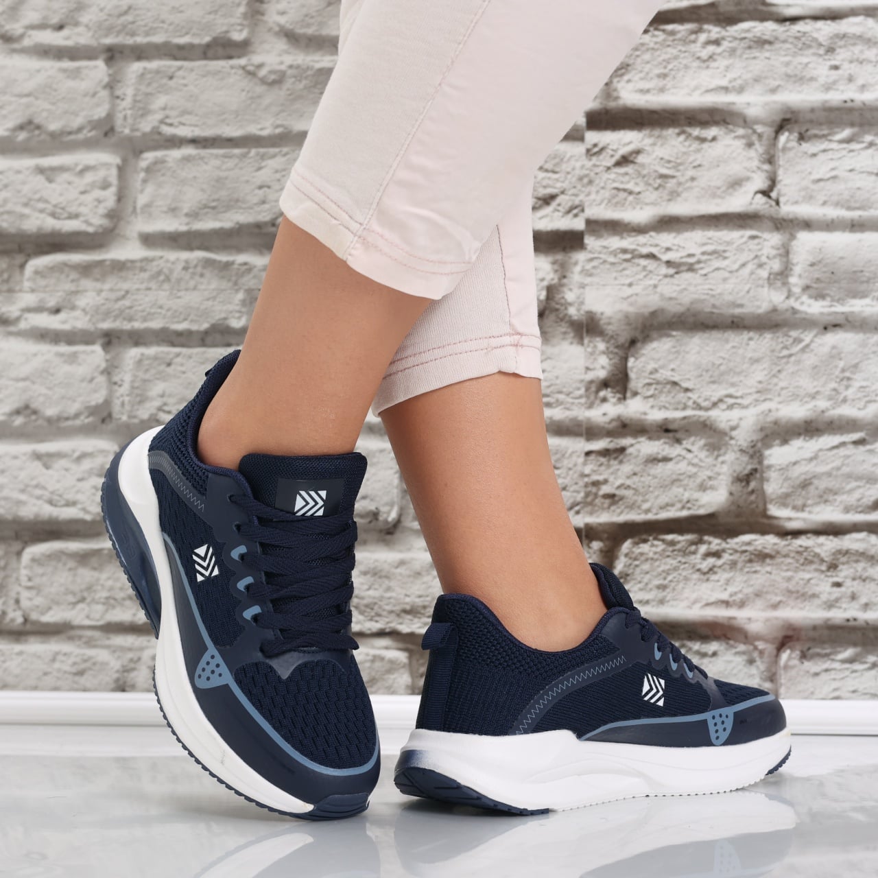 Adidasi dama Bleumarin din Textil Dalon - poza 3
