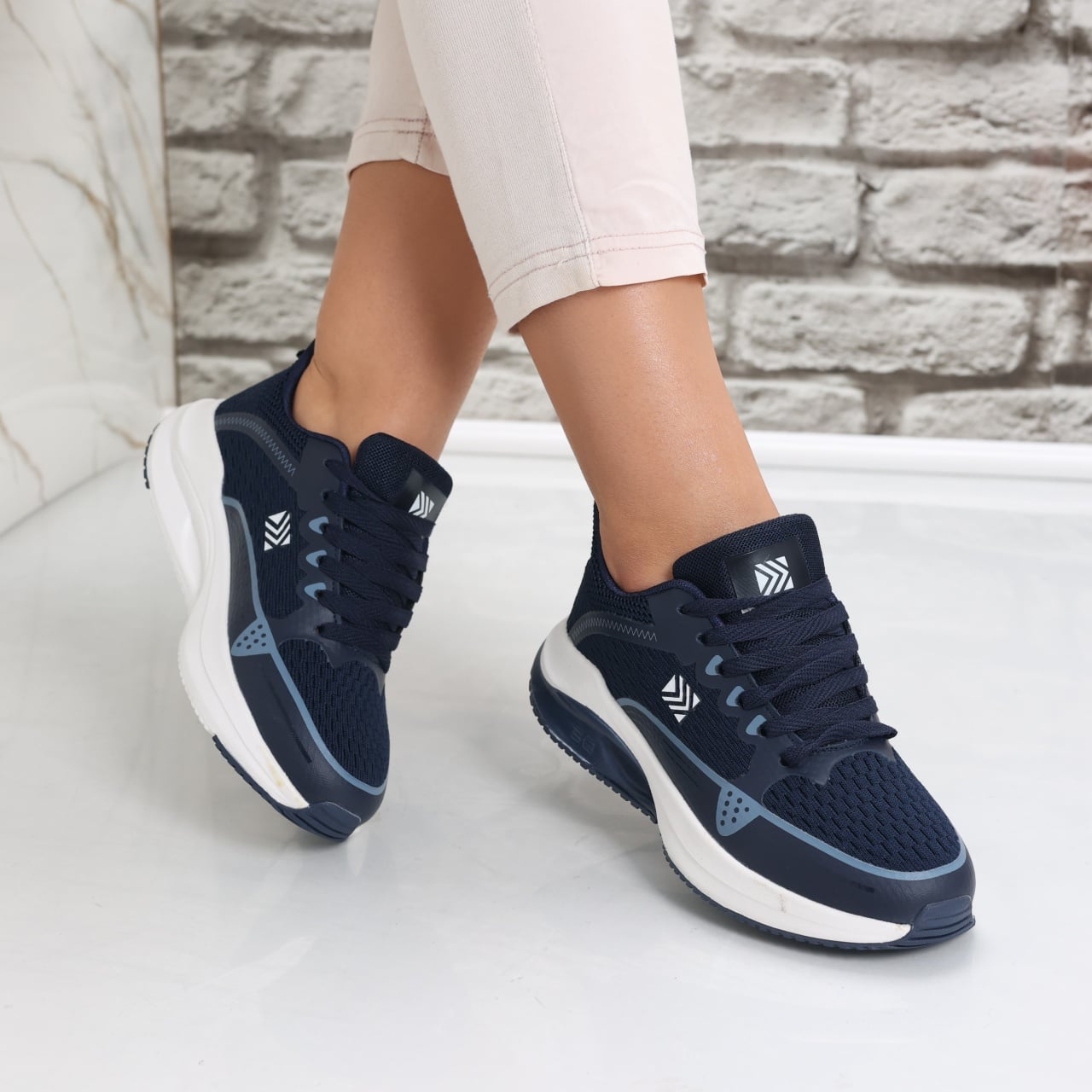 Adidasi dama Bleumarin din Textil Dalon - poza 4