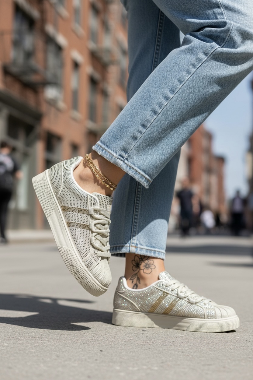 Adidasi dama casual bej M2095 N9-2