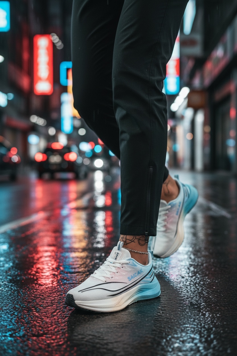 Adidasi dama sport albi K76