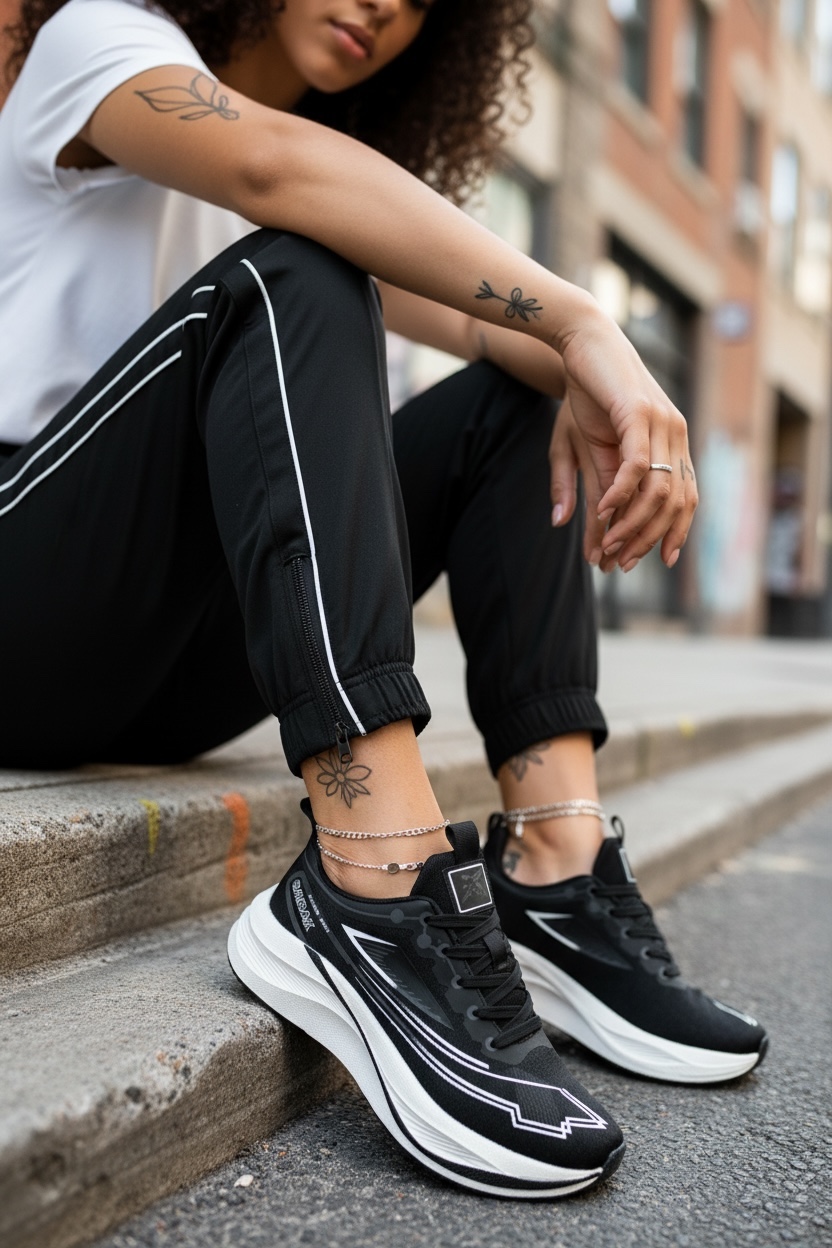 Adidasi dama sport negri K74