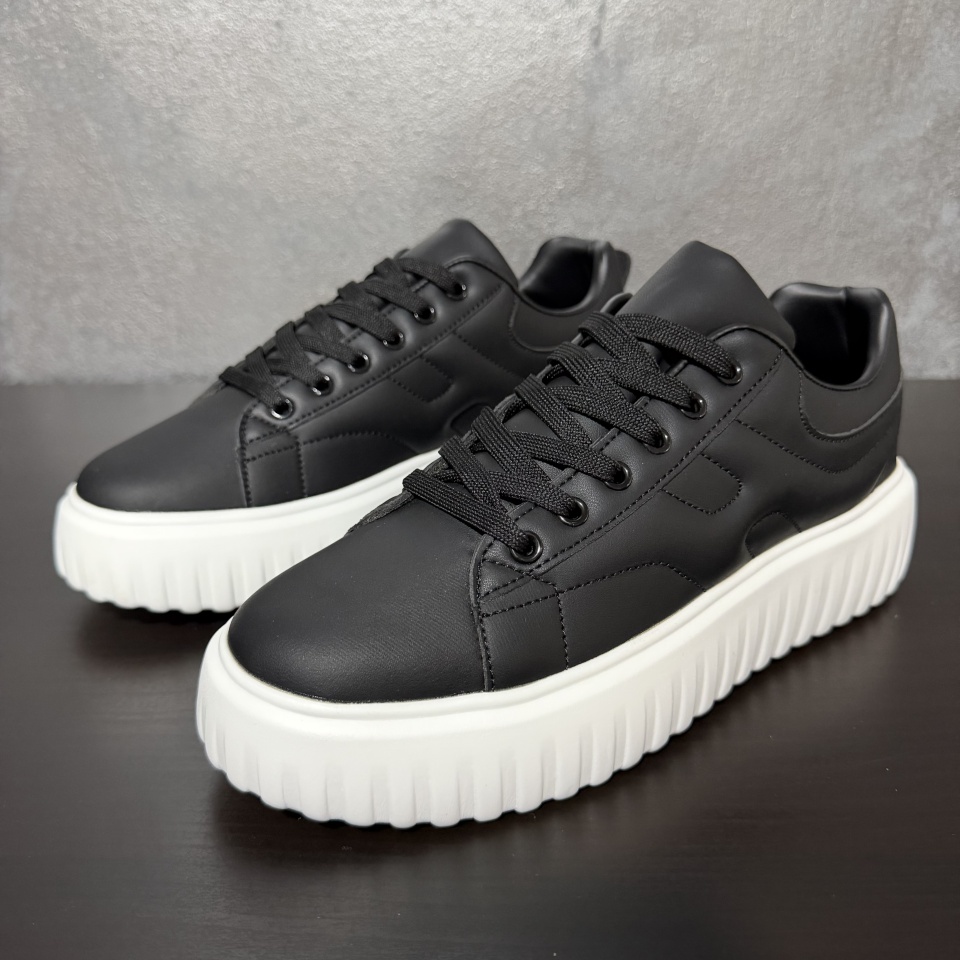 ADIDASI SNEAKERS BARBATI BLACK-WHITE PLATFORM STREETWEAR (MĂRIME: 42)