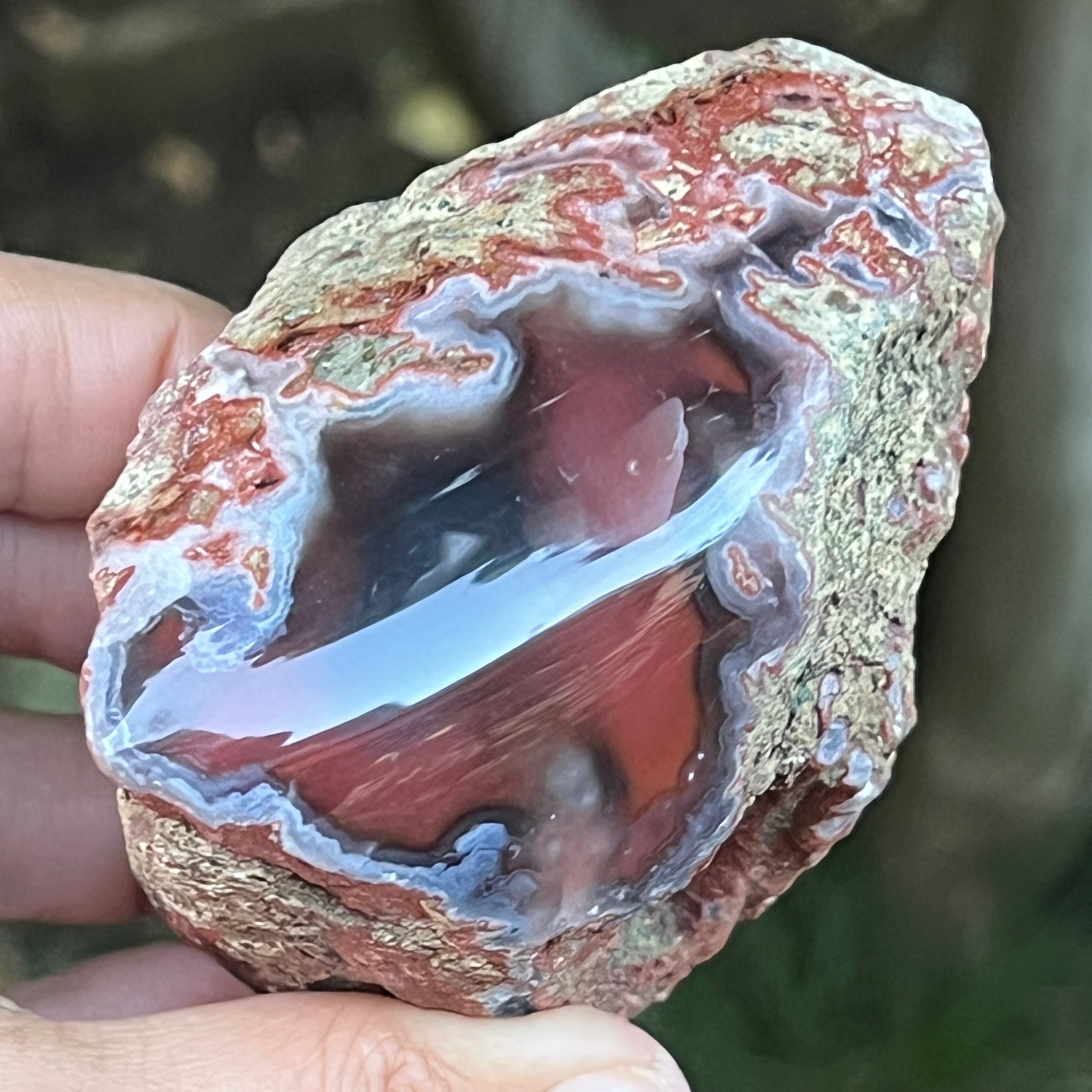 Agat de Botswana, nodul agat river model 14