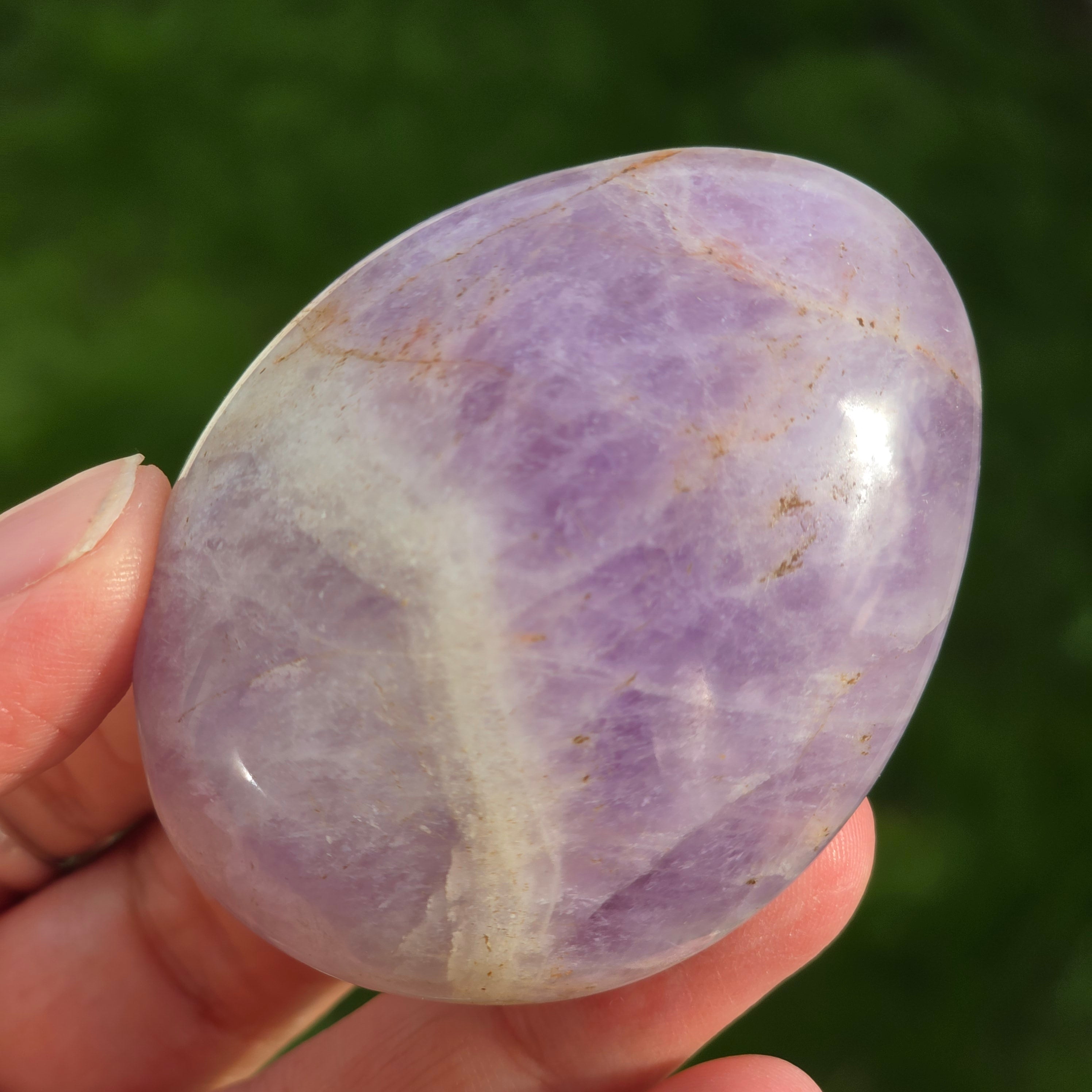 Ametist rulat palmstone (din Madagascar) model 26