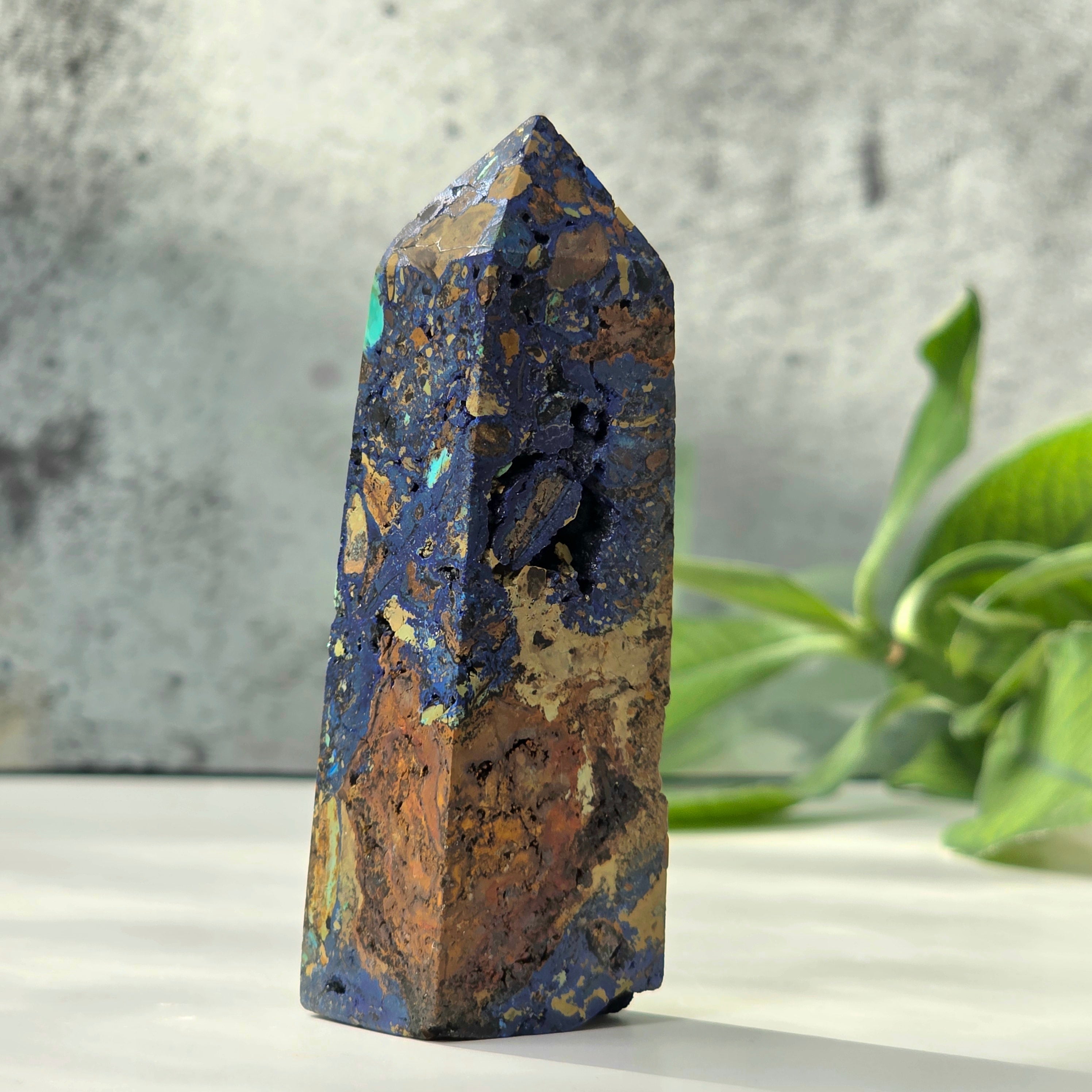 Azurit malachit obelisc | Model 3