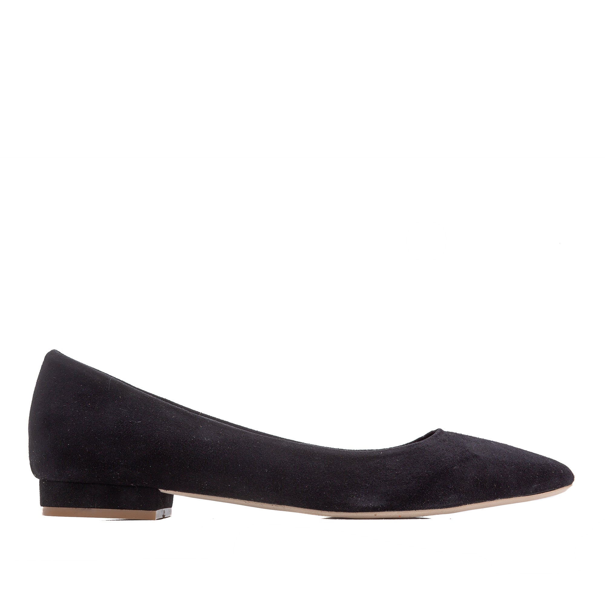Balerini Alice Piele Intoarsa, Negri - 35.5 / 11 cm