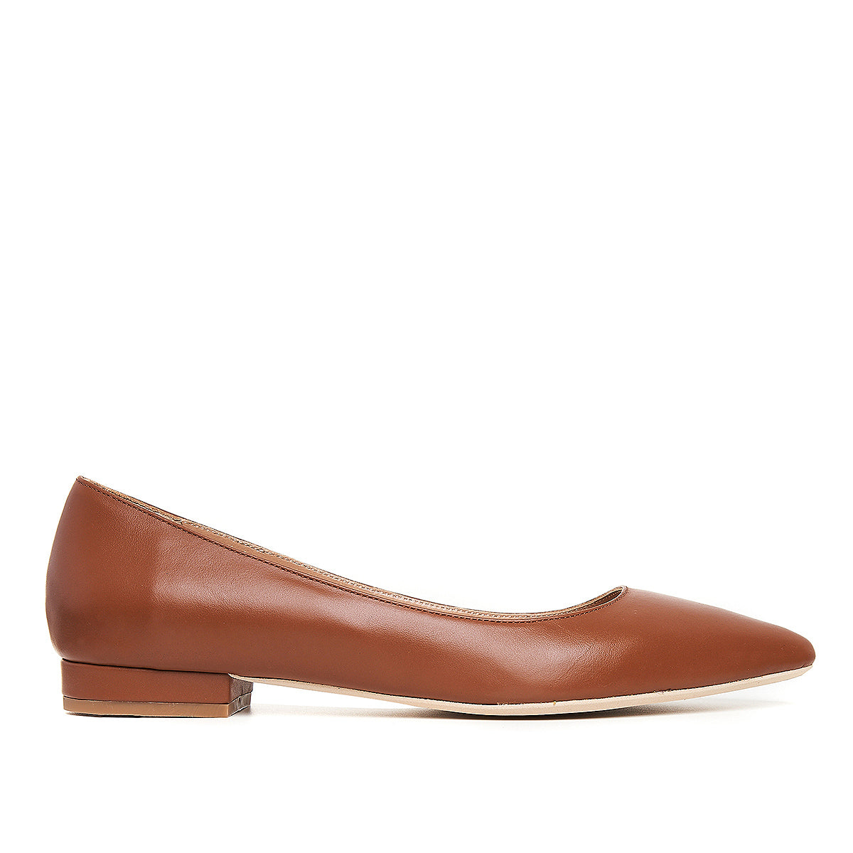 Balerini Alice Piele Naturala, Maro - 41.5 / 1cm