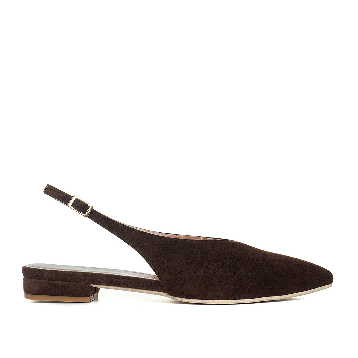 Balerini Alya in V, Piele Intoarsa, Maro - 40 / 11 cm