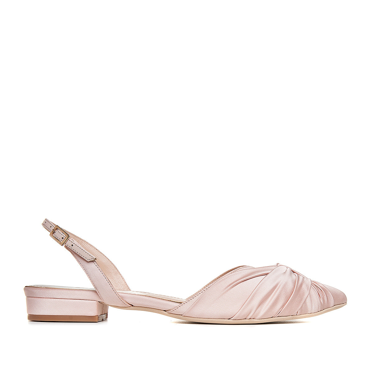 Balerini Ana Satin, Nude - 34.5 / 9.5 cm