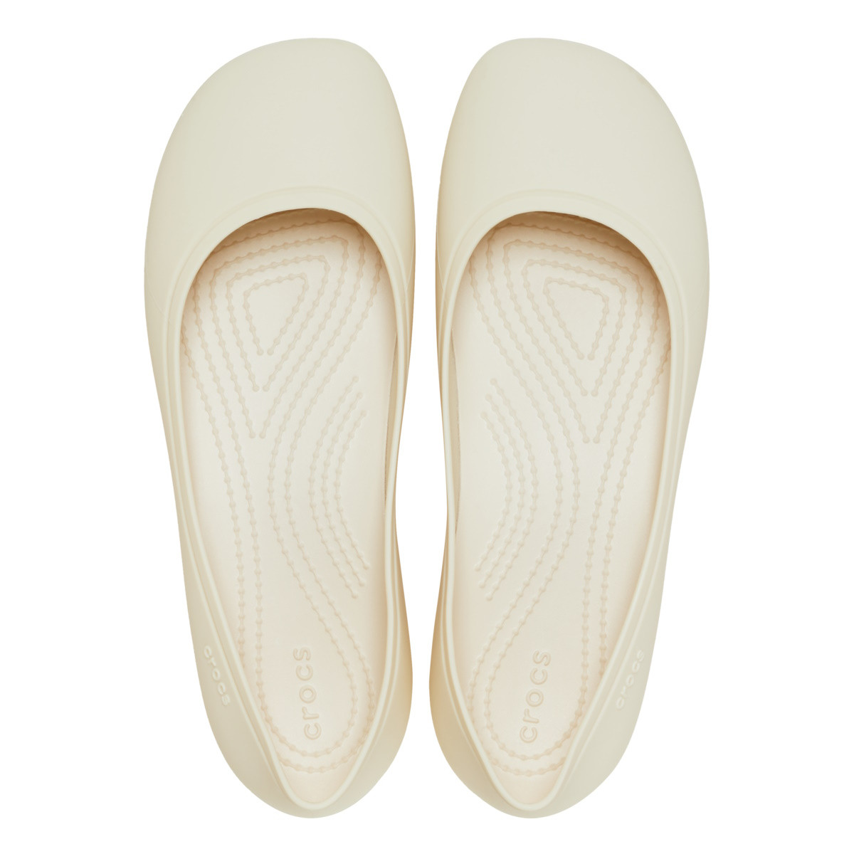Balerini Crocs Brooklyn Flat Bej - Stucco - poza 4