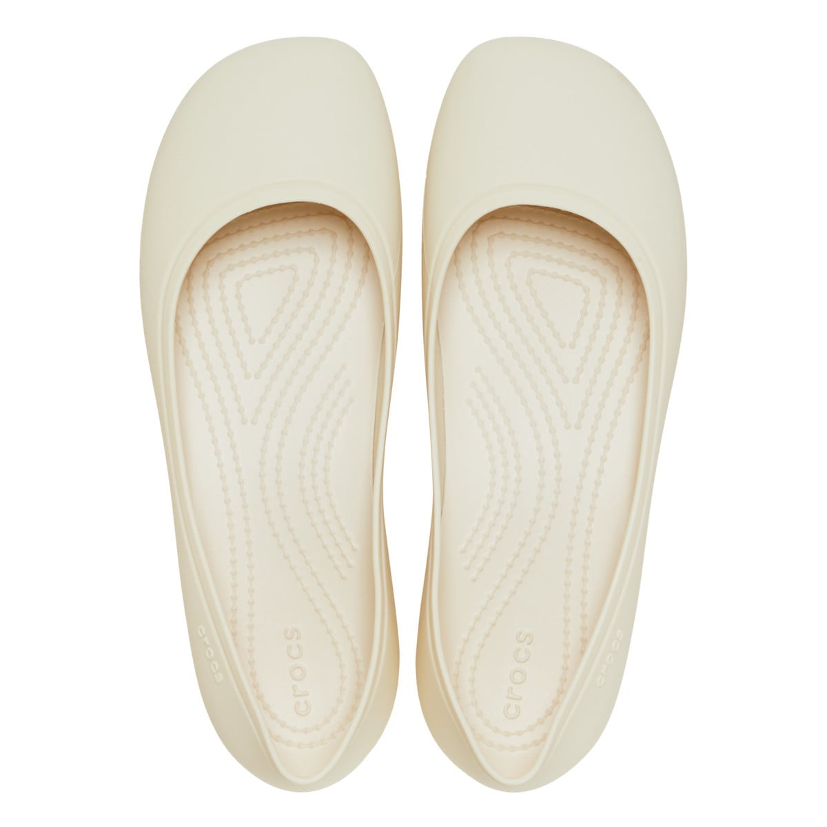 Balerini Crocs Brooklyn Flat Bej - Stucco - poza 4