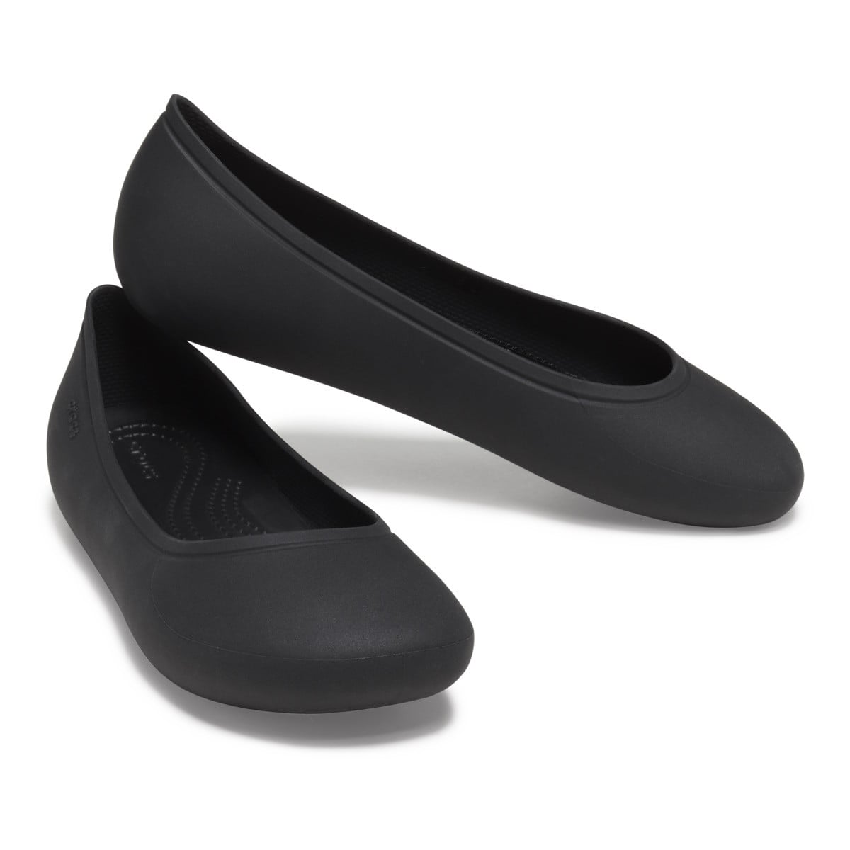 Balerini Crocs Brooklyn Flat Negru - Black - poza 4