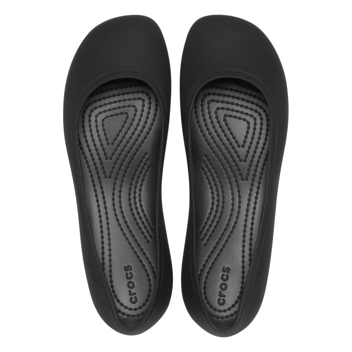 Balerini Crocs Brooklyn Flat Negru - Black - poza 5