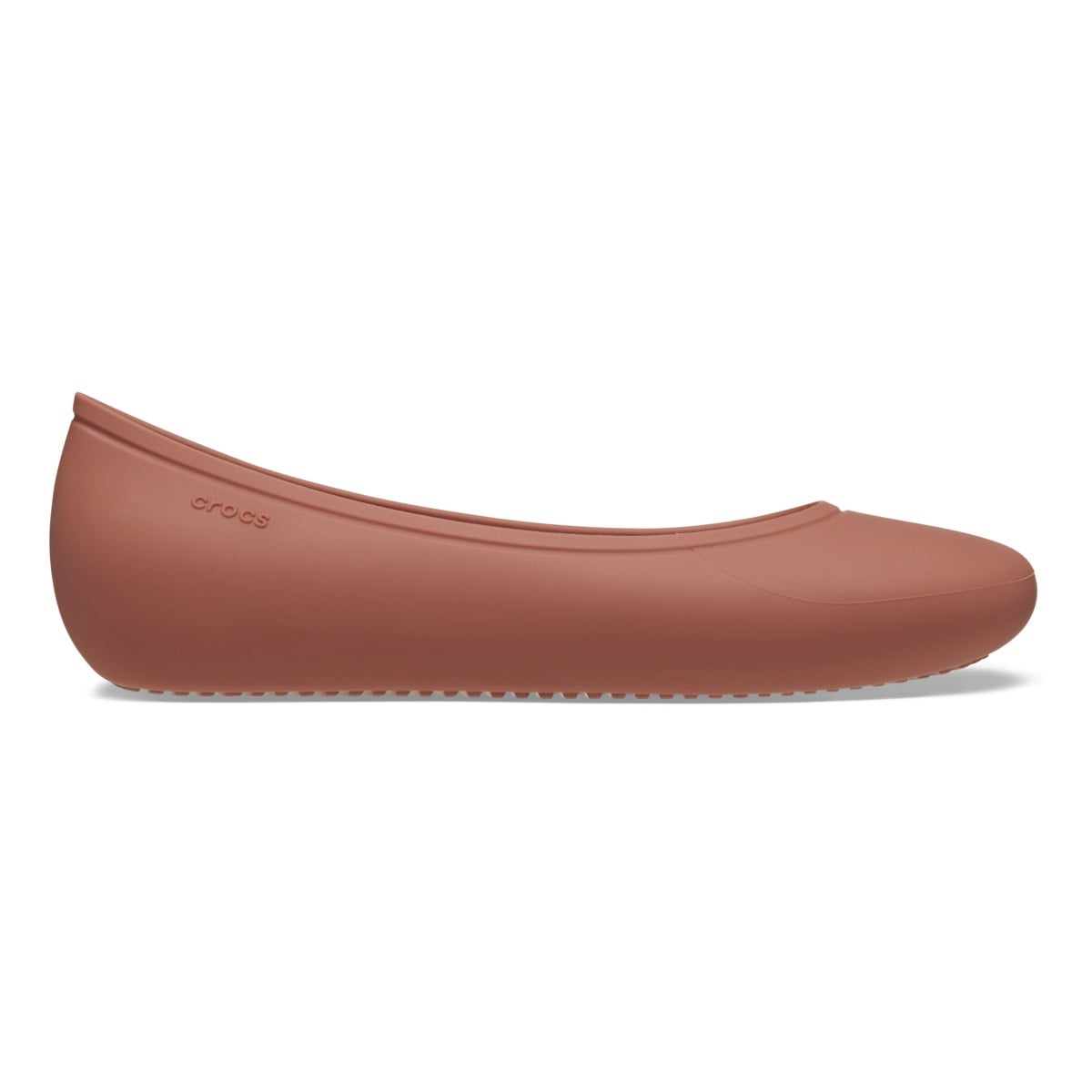 Balerini Crocs Brooklyn Flat Rosu - Spice - poza 2