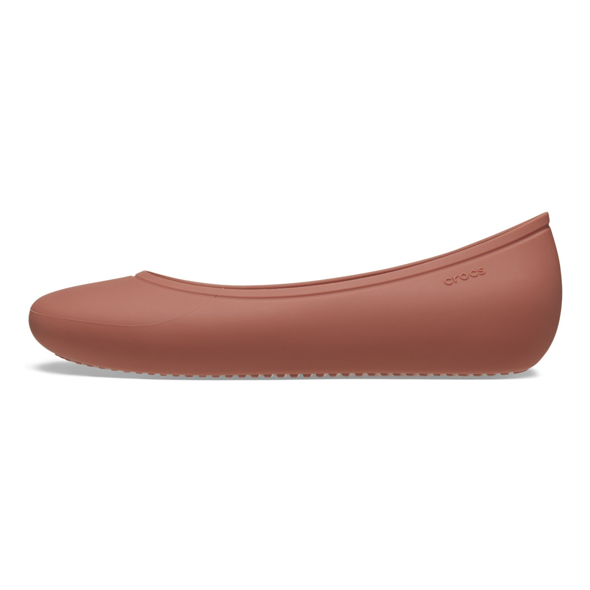 Balerini Crocs Brooklyn Flat Rosu - Spice - poza 3