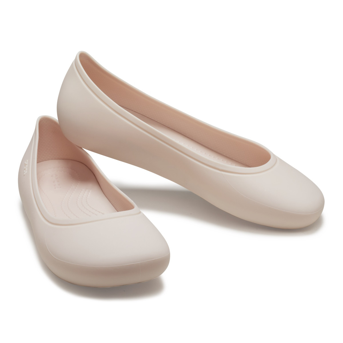 Balerini Crocs Brooklyn Flat Roz - Quartz - poza 4