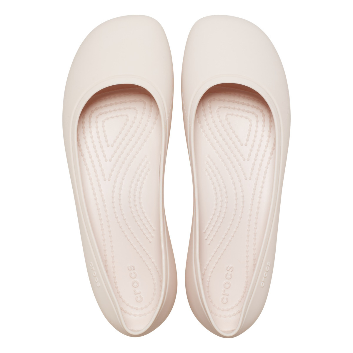 Balerini Crocs Brooklyn Flat Roz - Quartz - poza 5