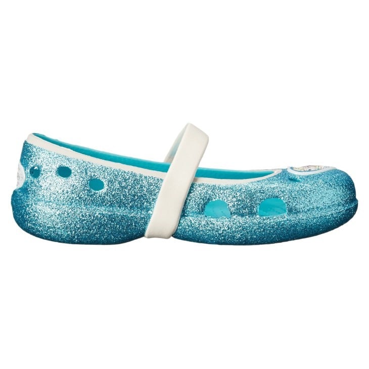Balerini Crocs Keeley Frozen Flat Albastru deschis - Pool - poza 1