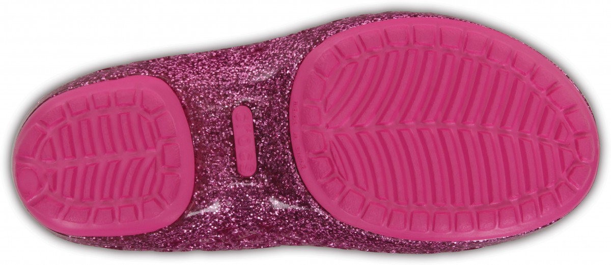 Balerini Crocs Kids' Isabella Glitter Flat Mov - Wild Orchid - poza 4