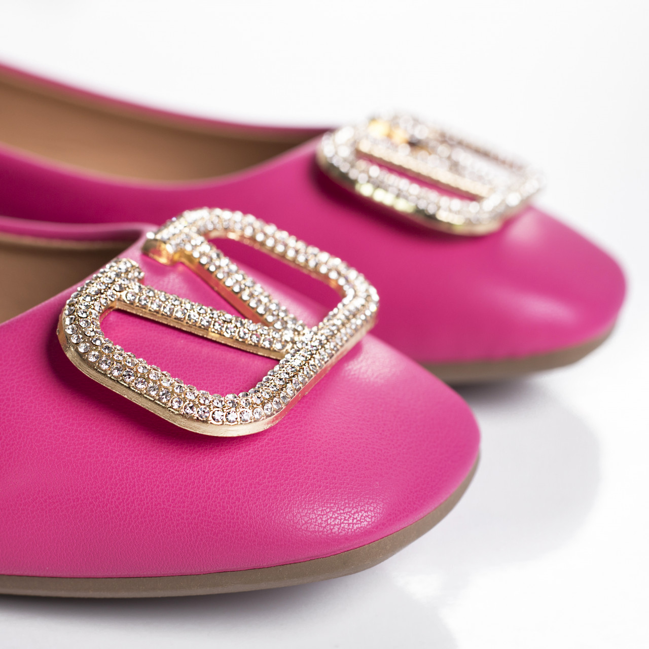 Balerini dama fucsia dini piele ecologica manal - poza 5