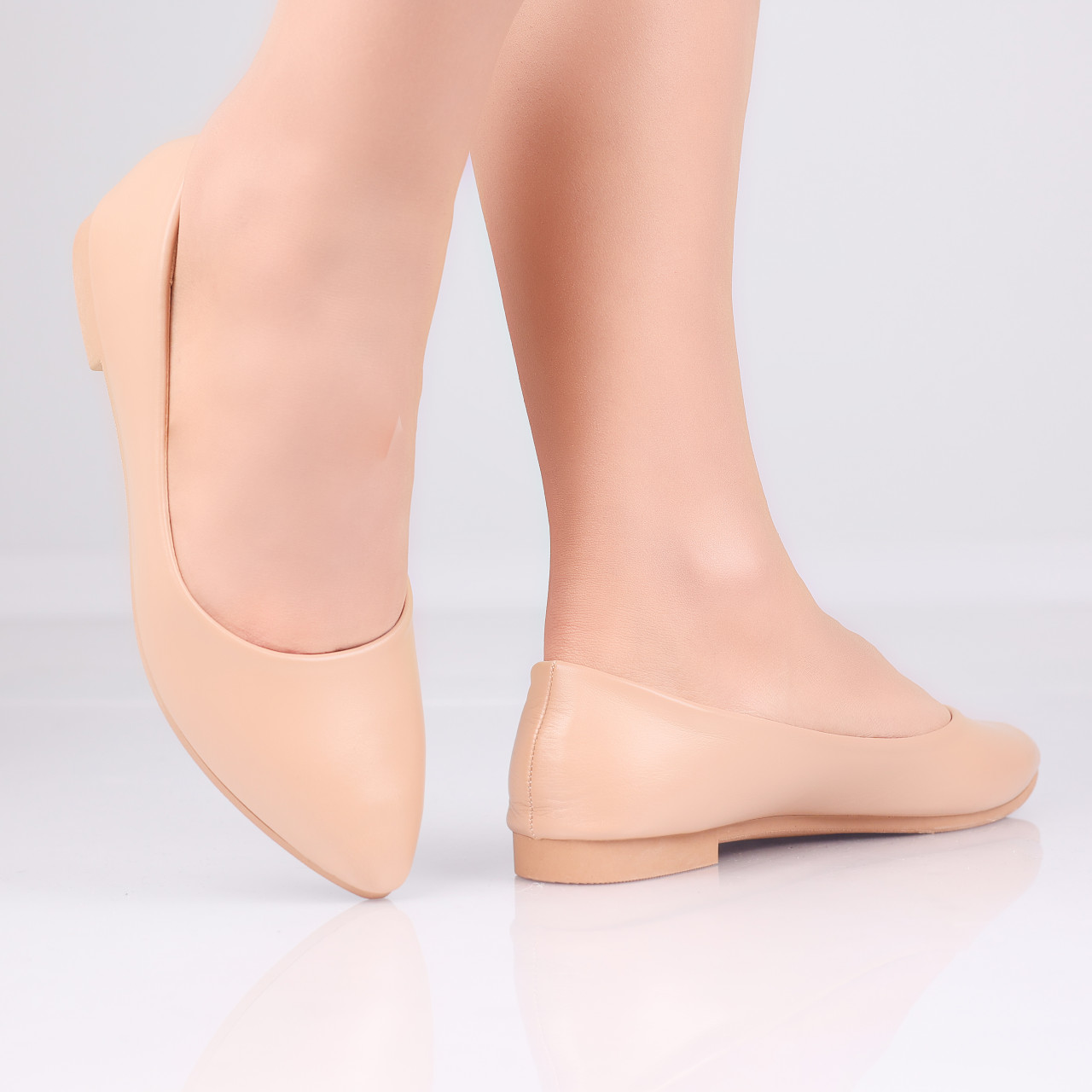 Balerini dama Kaki din Piele Ecologica Radina - poza 2