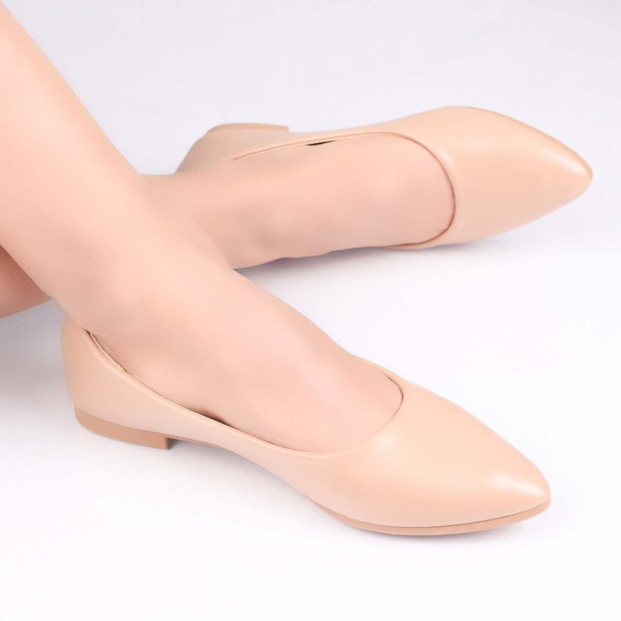 Balerini dama Kaki din Piele Ecologica Radina - poza 5
