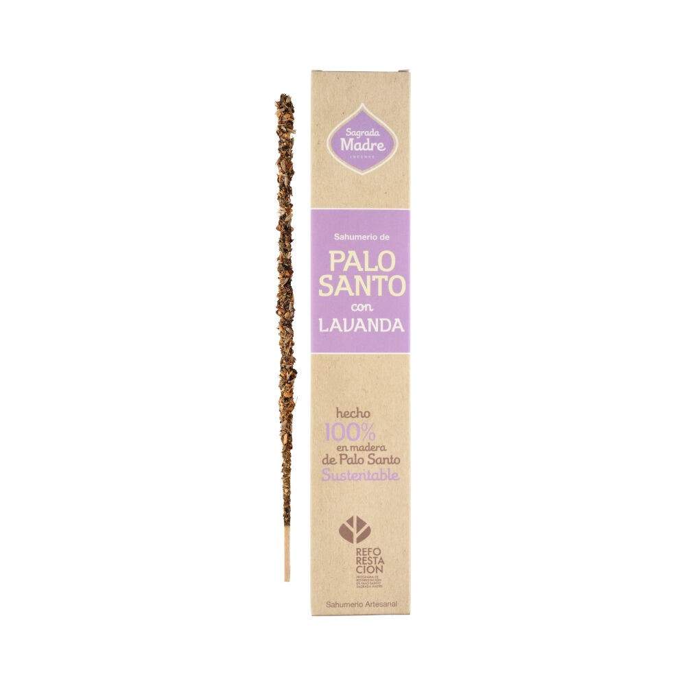 Bețișoare parfumate Palo Santo Lavender 23 cm - Sagrada Madre