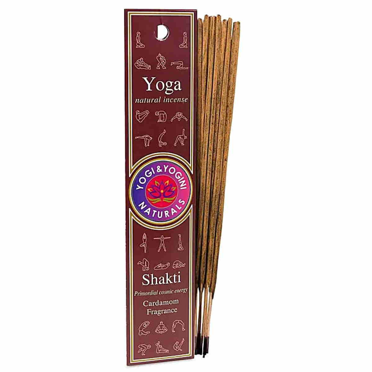 Bețișoare parfumate Yogi & Yogini Naturals | Yoga Shakti - Cardamom