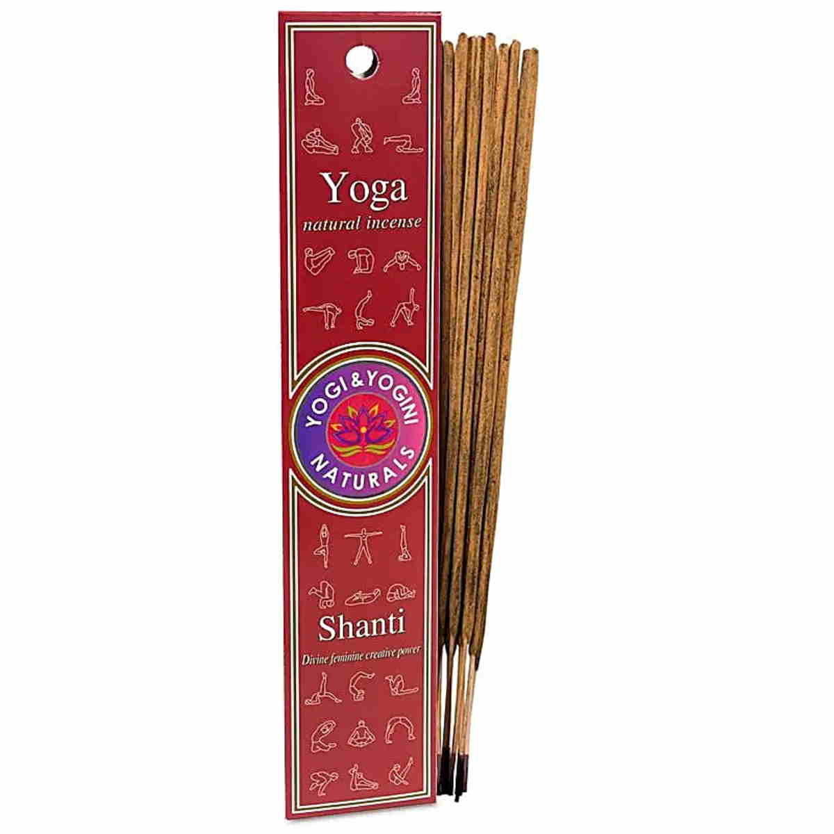 Bețișoare parfumate Yogi & Yogini Naturals | Yoga Shandi - Sandalwood