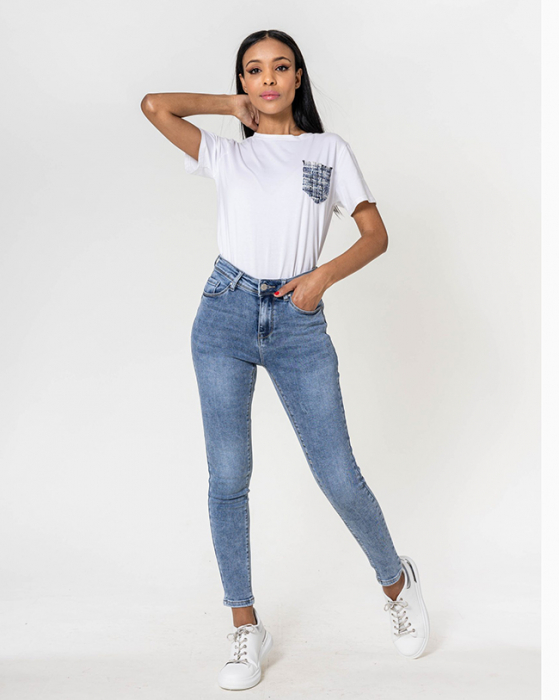 Blugi abastri Push-up Skinny Nina Carter P505-21 M8