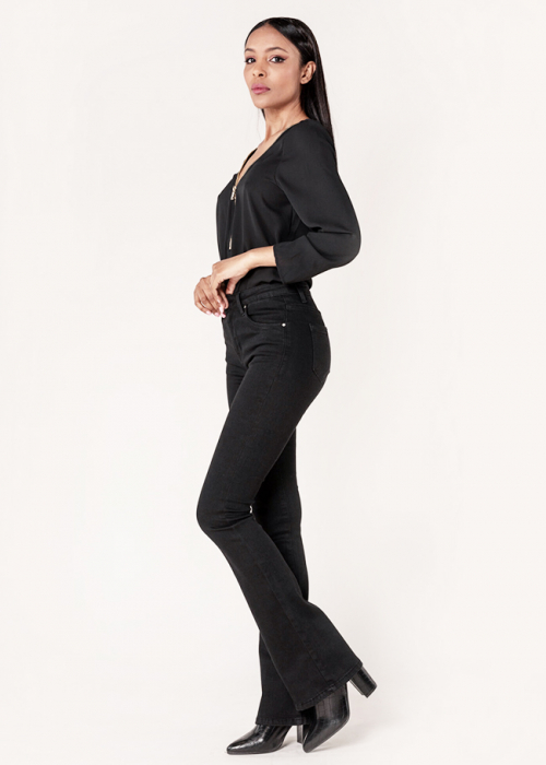 Blugi Dama Evazati Nina Carter Negri P212-8 M10