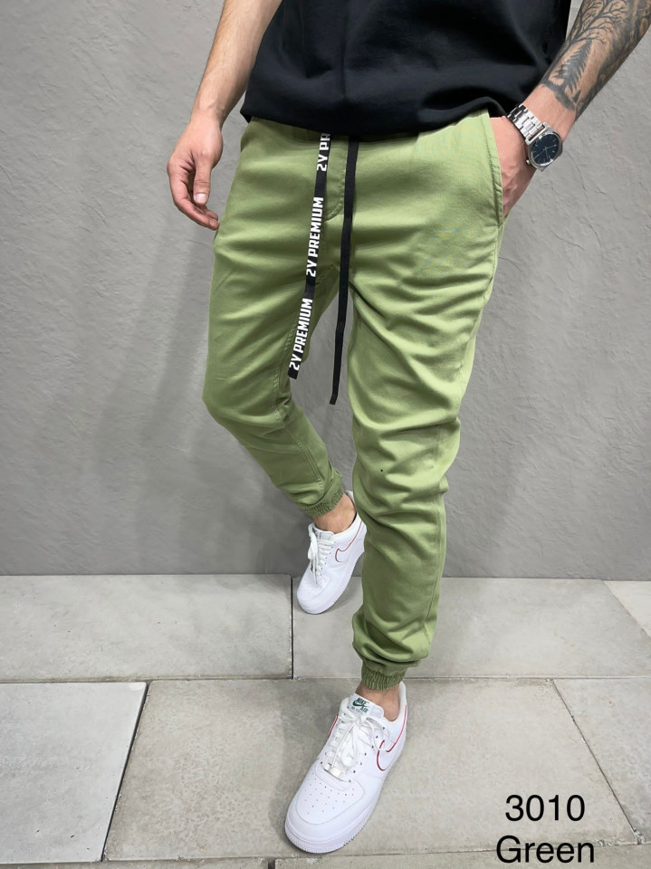 BLUGI JOGGER SLIM GREEN BGAS844(ES3010) (MĂRIME: 36)