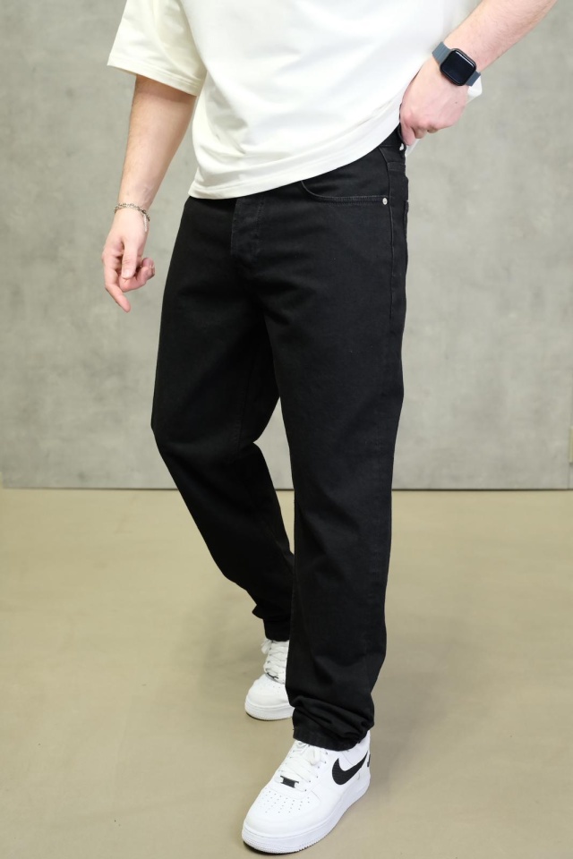 BLUGI RELAXED FIT BLACK – ESSENTIAL CLEAN DENIM (MĂRIME: 34)