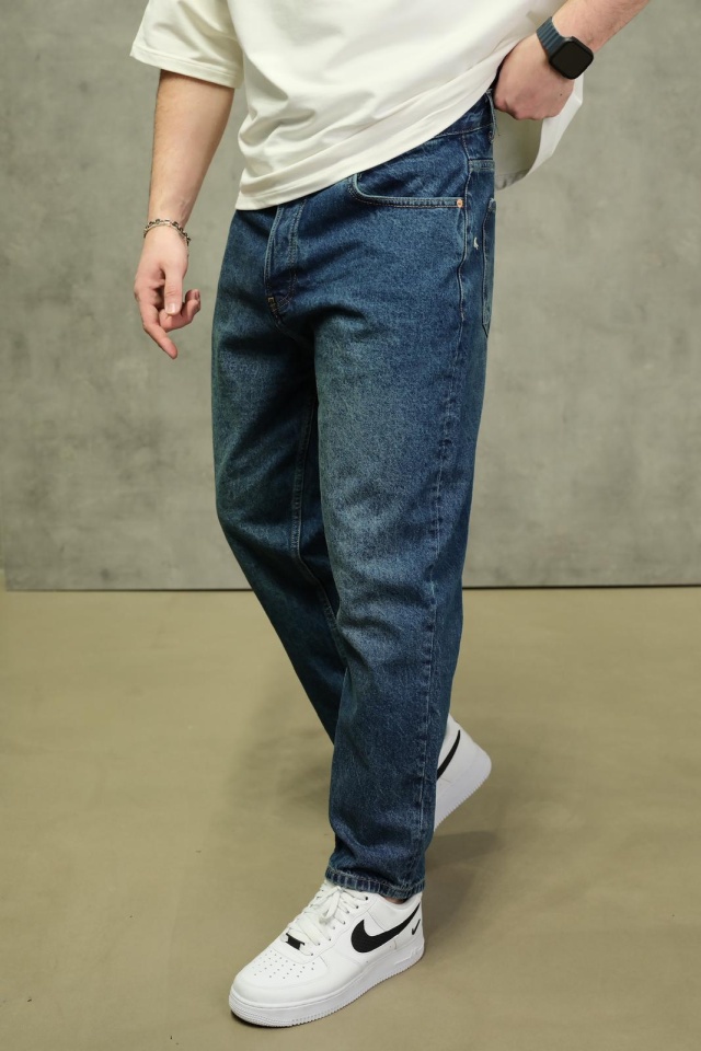 BLUGI RELAXED FIT BLUE WASHED – CLASSIC URBAN DENIM (MĂRIME: 32)