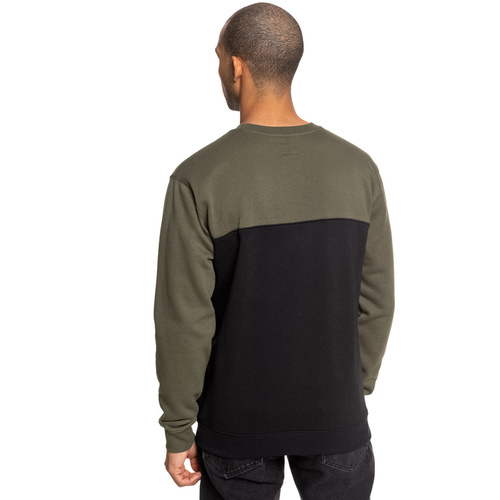 Bluza barbati Dc Shoes Rebel Crew Block 3 Greenblack EDYFT03456-XCCK - poza 2