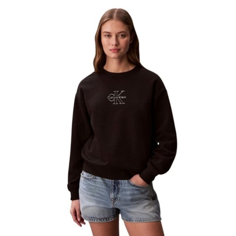 Bluza Calvin Klein LS CK FOIL CREW SWEATSHIRT - poza 1