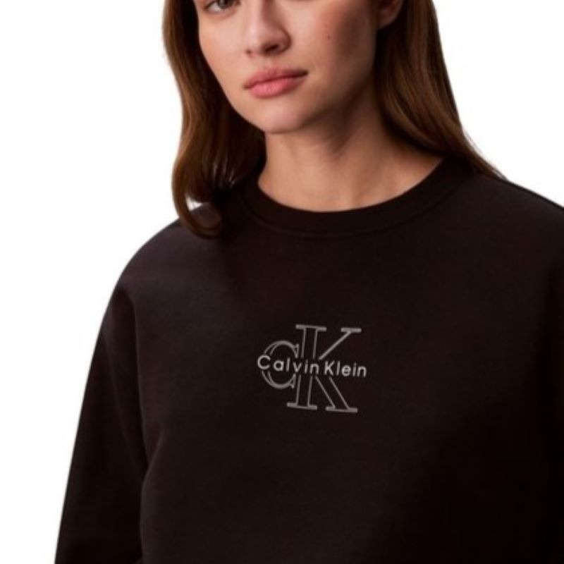 Bluza Calvin Klein LS CK FOIL CREW SWEATSHIRT - poza 3