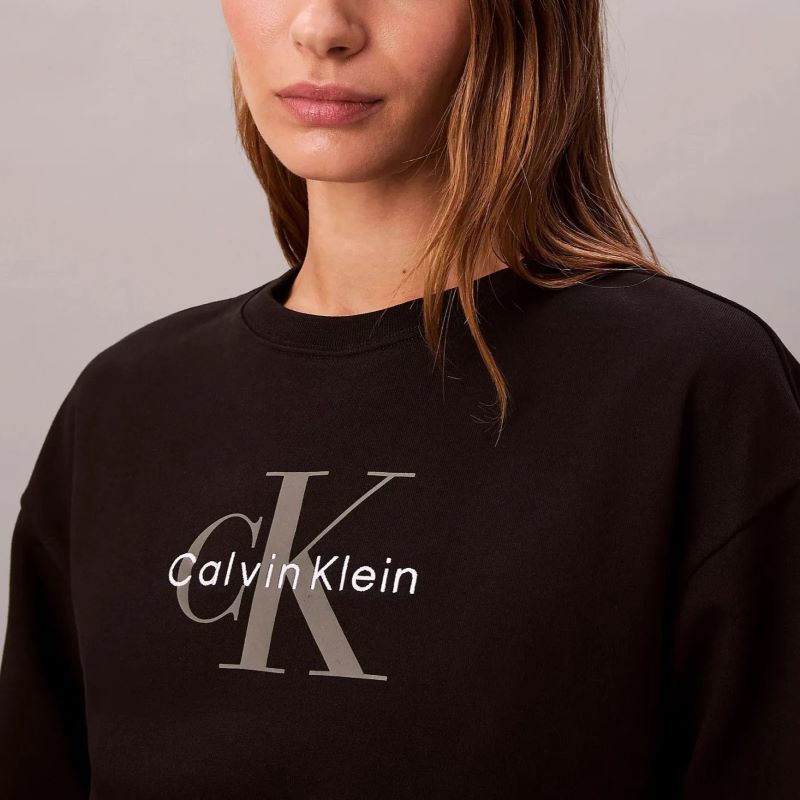 Bluza Calvin Klein LS MONOLOGO FRENCH TERRYRLXD CR - poza 3